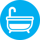 A Team Plumbing and Heating - Bath Icon